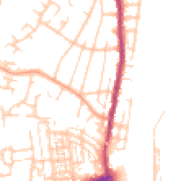 Daytime road noise heatmap for SO50 4GU