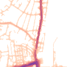 Daytime road noise heatmap for SO50 4GY