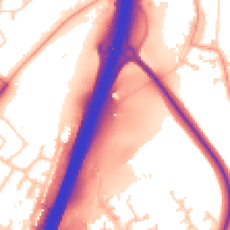 Daytime road noise heatmap for SO50 4LJ