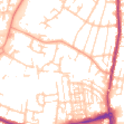 Daytime road noise heatmap for SO50 4PJ