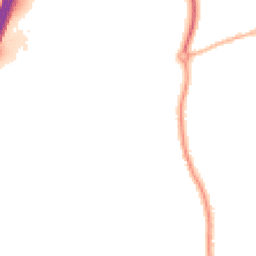 Night-time road noise heatmap for SO50 4PP