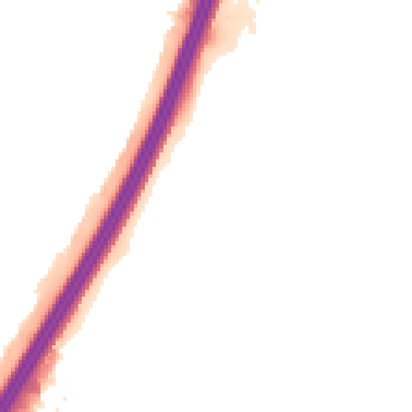 Night-time road noise heatmap for SO50 4RE