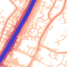 Daytime road noise heatmap for SO50 4SH