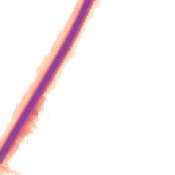 Night-time road noise heatmap for SO50 4SH