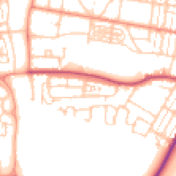 Daytime road noise heatmap for SO50 5BN