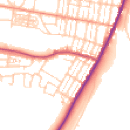 Daytime road noise heatmap for SO50 5FU