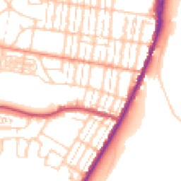 Daytime road noise heatmap for SO50 5HU