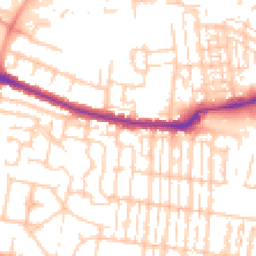 Daytime road noise heatmap for SO50 5LN