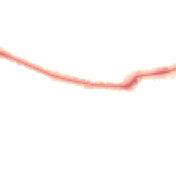 Night-time road noise heatmap for SO50 5LN