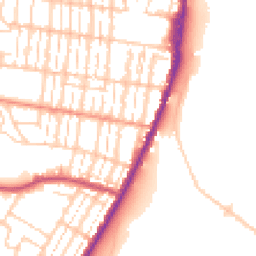Daytime road noise heatmap for SO50 5QD