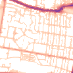 Daytime road noise heatmap for SO50 5SJ
