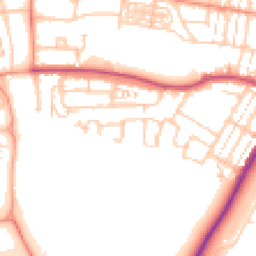 Daytime road noise heatmap for SO50 5TY