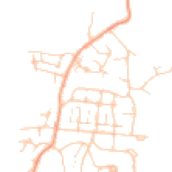 Daytime road noise heatmap for SO50 6EH