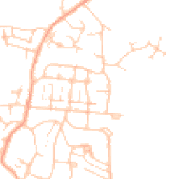 Daytime road noise heatmap for SO50 6EX