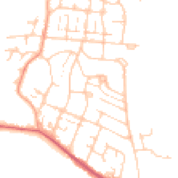 Daytime road noise heatmap for SO50 6FG