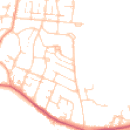 Daytime road noise heatmap for SO50 6FY