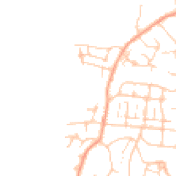 Daytime road noise heatmap for SO50 6HJ