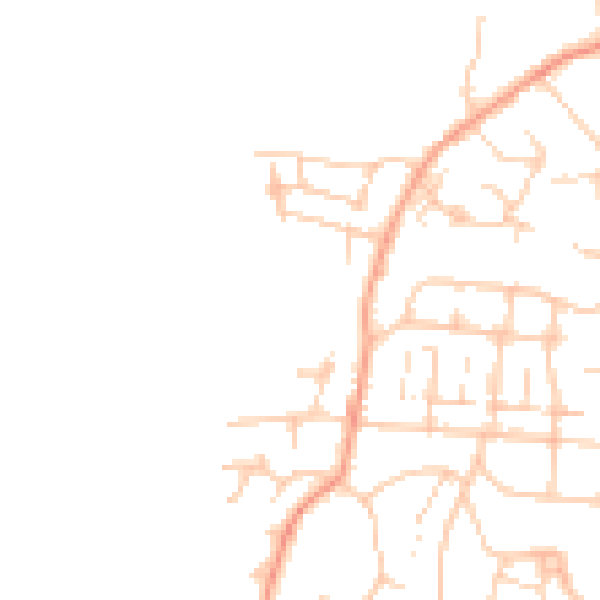 Daytime road noise heatmap for SO50 6HJ
