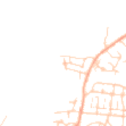 Daytime road noise heatmap for SO50 6JD
