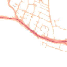 Daytime road noise heatmap for SO50 6JN