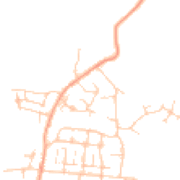 Daytime road noise heatmap for SO50 6PE