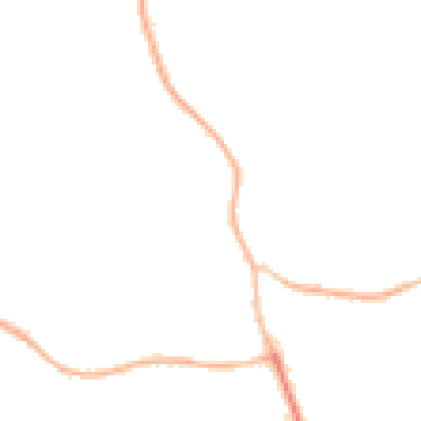 Night-time road noise heatmap for SO50 7AW