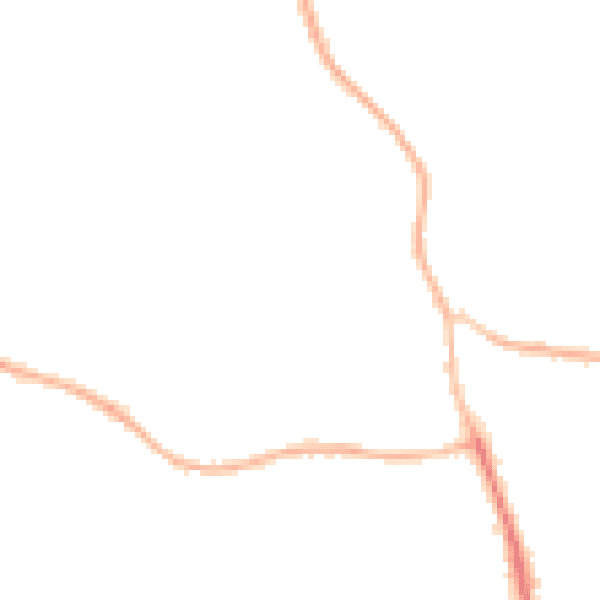 Night-time road noise heatmap for SO50 7AX