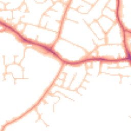 Daytime road noise heatmap for SO50 7DA