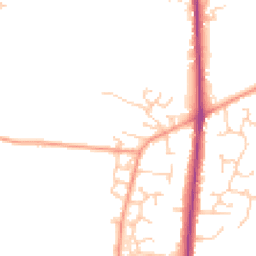 Daytime road noise heatmap for SO50 7DL