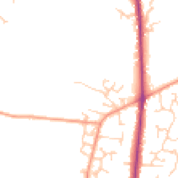 Daytime road noise heatmap for SO50 7HQ