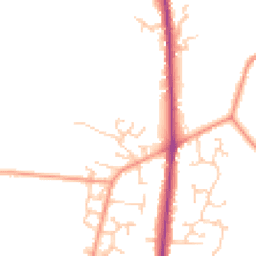 Daytime road noise heatmap for SO50 7HS