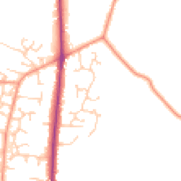 Daytime road noise heatmap for SO50 7JP
