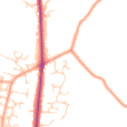 Daytime road noise heatmap for SO50 7NL