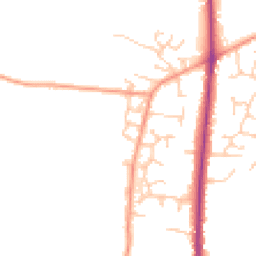 Daytime road noise heatmap for SO50 7PA