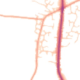 Daytime road noise heatmap for SO50 7PN