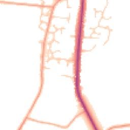 Daytime road noise heatmap for SO50 7PP