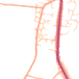 Daytime road noise heatmap for SO50 7PT