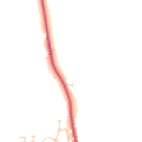 Daytime road noise heatmap for SO50 7QW