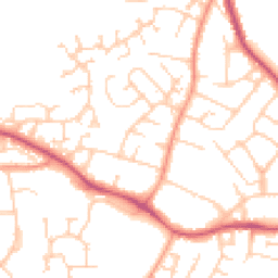 Daytime road noise heatmap for SO50 8EP