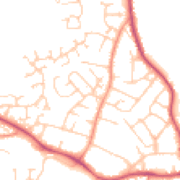 Daytime road noise heatmap for SO50 8FB