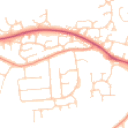 Daytime road noise heatmap for SO50 8HF