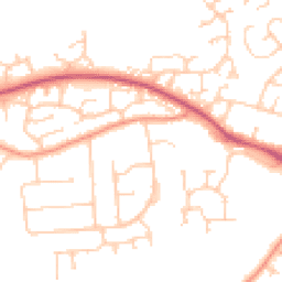 Daytime road noise heatmap for SO50 8HW