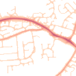 Daytime road noise heatmap for SO50 8HY