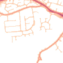 Daytime road noise heatmap for SO50 8JH
