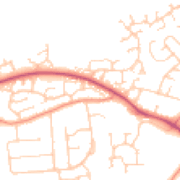 Daytime road noise heatmap for SO50 8NA