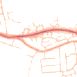 Daytime road noise heatmap for SO50 8NB