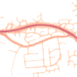 Daytime road noise heatmap for SO50 8NG