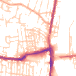 Daytime road noise heatmap for SO50 9BT