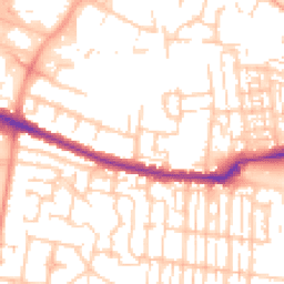 Daytime road noise heatmap for SO50 9PH