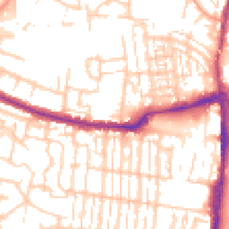 Daytime road noise heatmap for SO50 9PQ